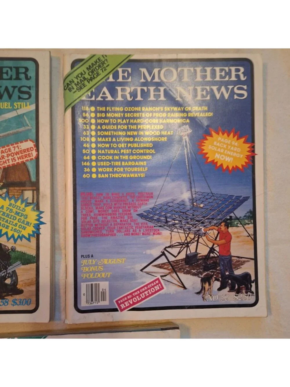 Mother Earth News Magazines 5 Lot 1978 1979 Vintage Homesteading Garden DIY Farm